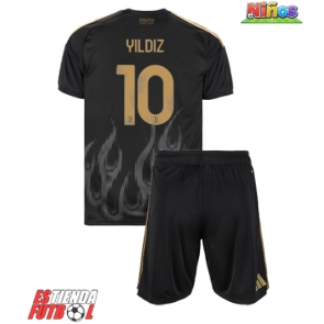 Juventus Kenan Yildiz #10 Tercera Equipación Niños 2026-27 Manga Corta (+ Pantalones cortos)